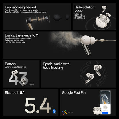 Zappods Buds 3 TWS Earbuds with Adaptive Noise Cancellation (IP55 Water & Dust Resistant, Fast Charging 1 Year Warranty))